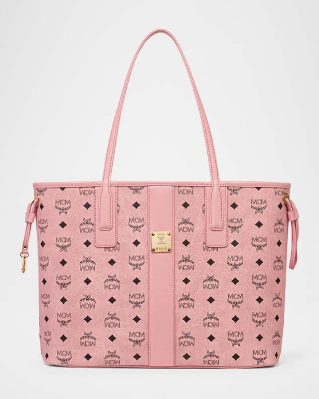 Liz Medium Visetos Shopper Tote Bag